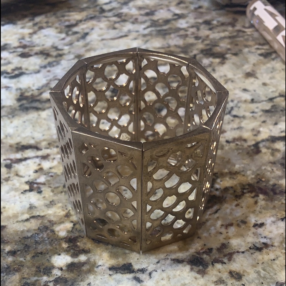 Gold cuff bracelet